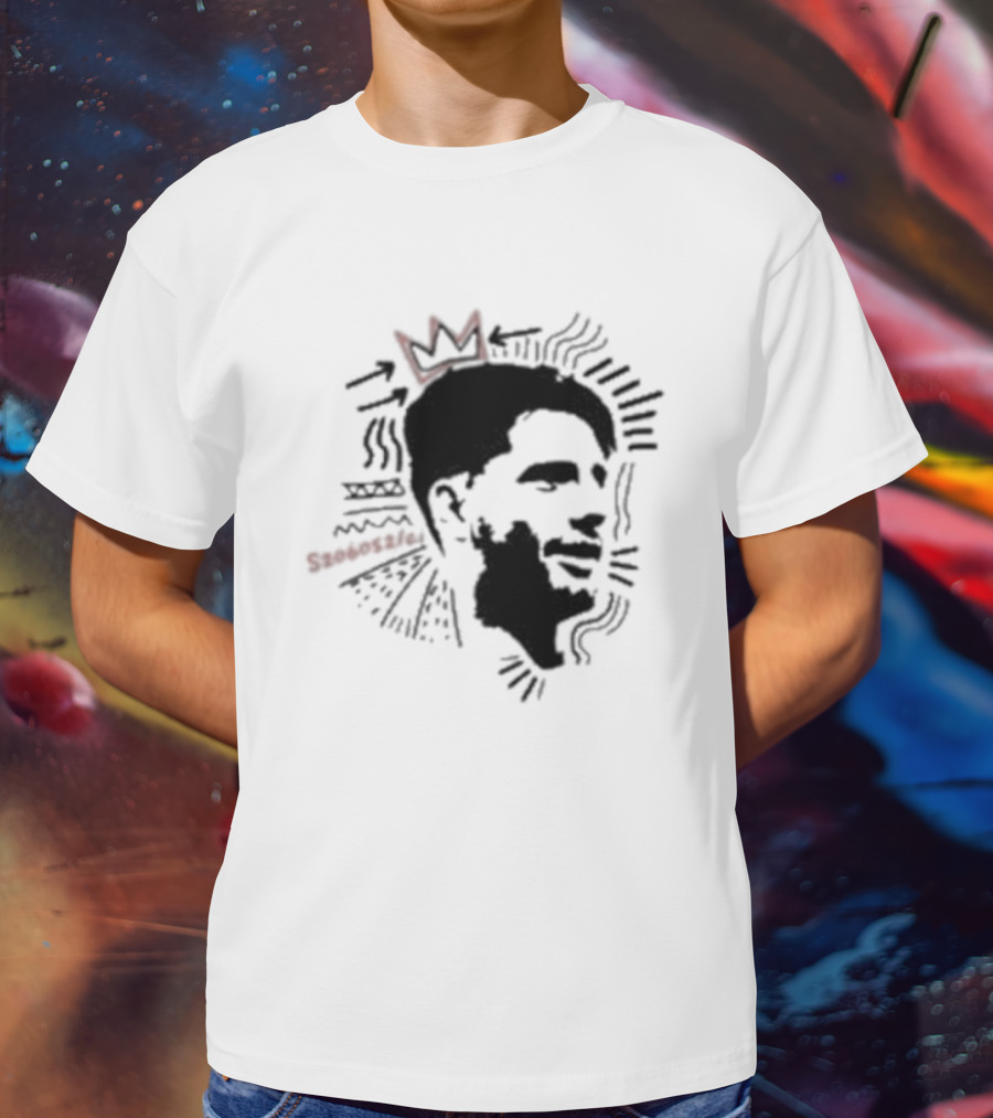 Dominik Szoboszlai Crown Graphic With Red Accents T-Shirt