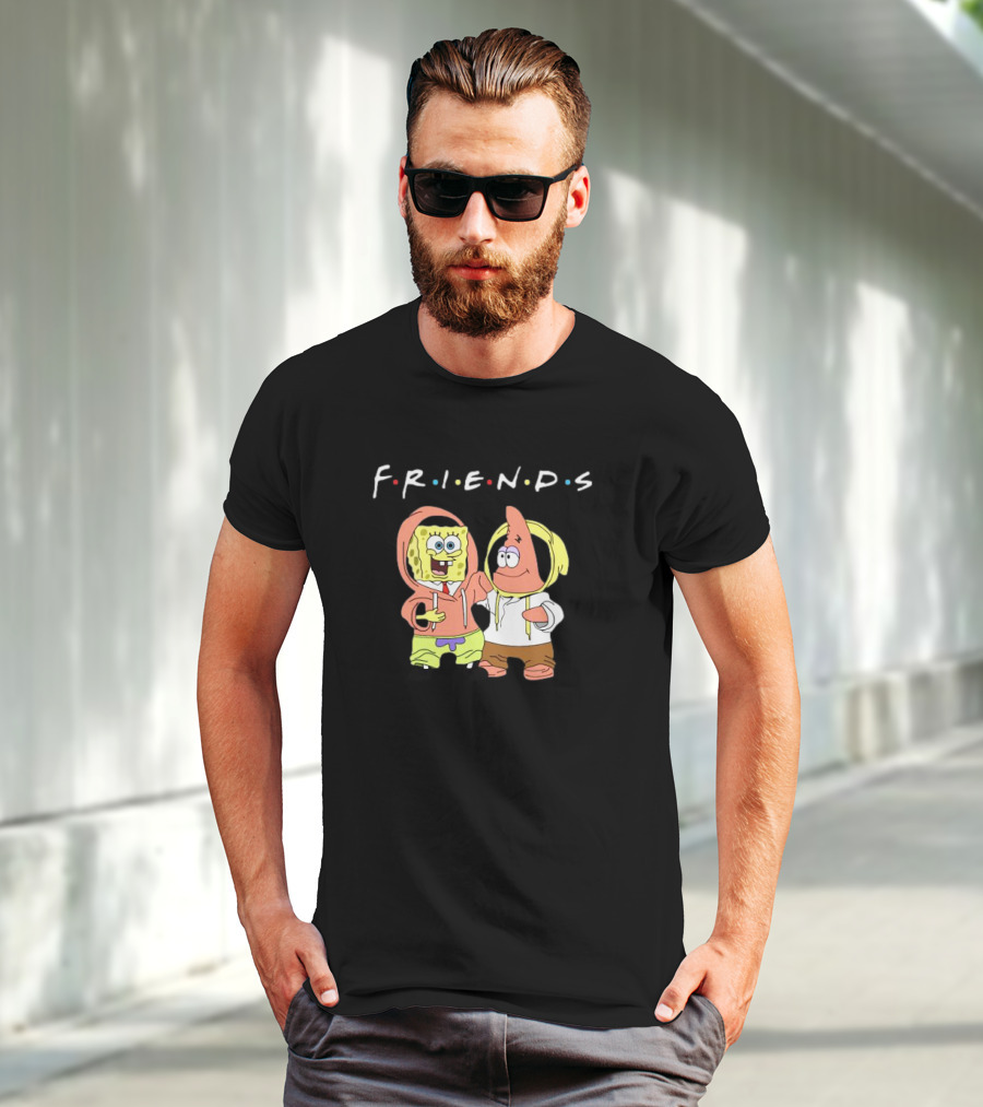 Spongebob Patrick Friends Hoodie Style Tribute To Iconic TV Show T-Shirt