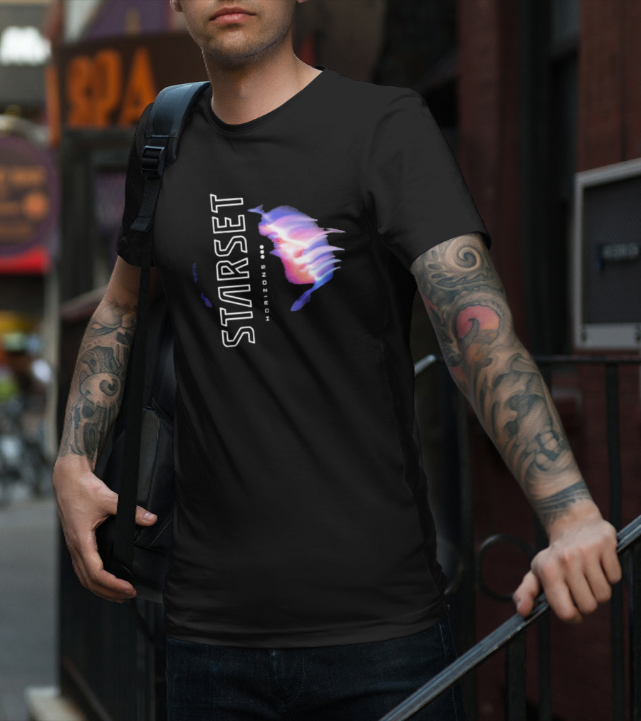Starset Horizons Sci-Fi Aesthetic With Abstract Face T-Shirt