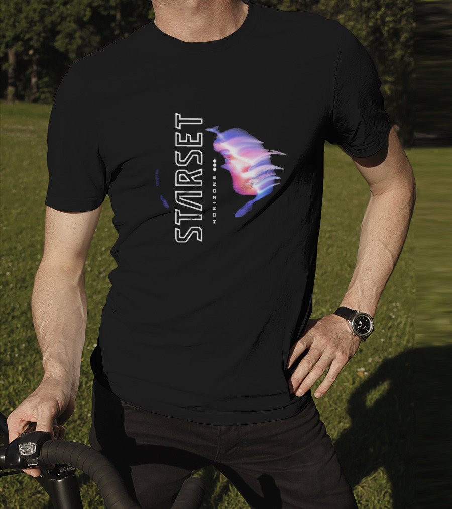 Starset Horizons Sci-Fi Aesthetic With Abstract Face T-Shirt