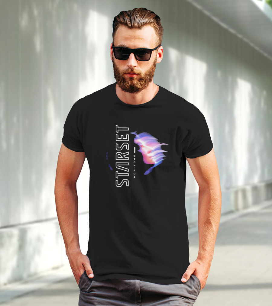 Starset Horizons Sci-Fi Aesthetic With Abstract Face T-Shirt