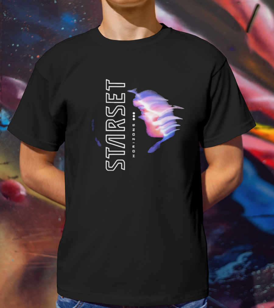 Starset Horizons Sci-Fi Aesthetic With Abstract Face T-Shirt