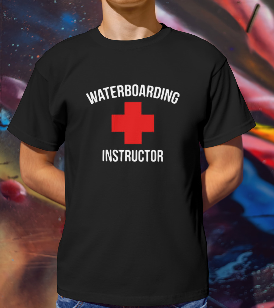 Waterboarding Instructor Red Cross T-Shirt