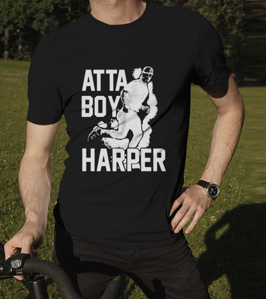 Atta Boy Harper Baseball Player Running T-Shirt