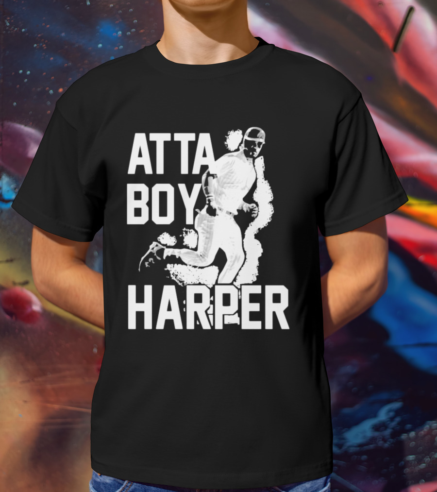 Atta Boy Harper Baseball Player Running T-Shirt