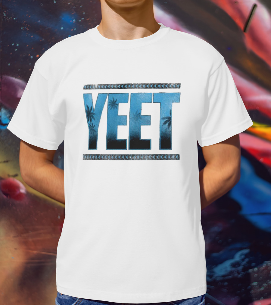 Yeet Jey Uso Tropical Print T-Shirt