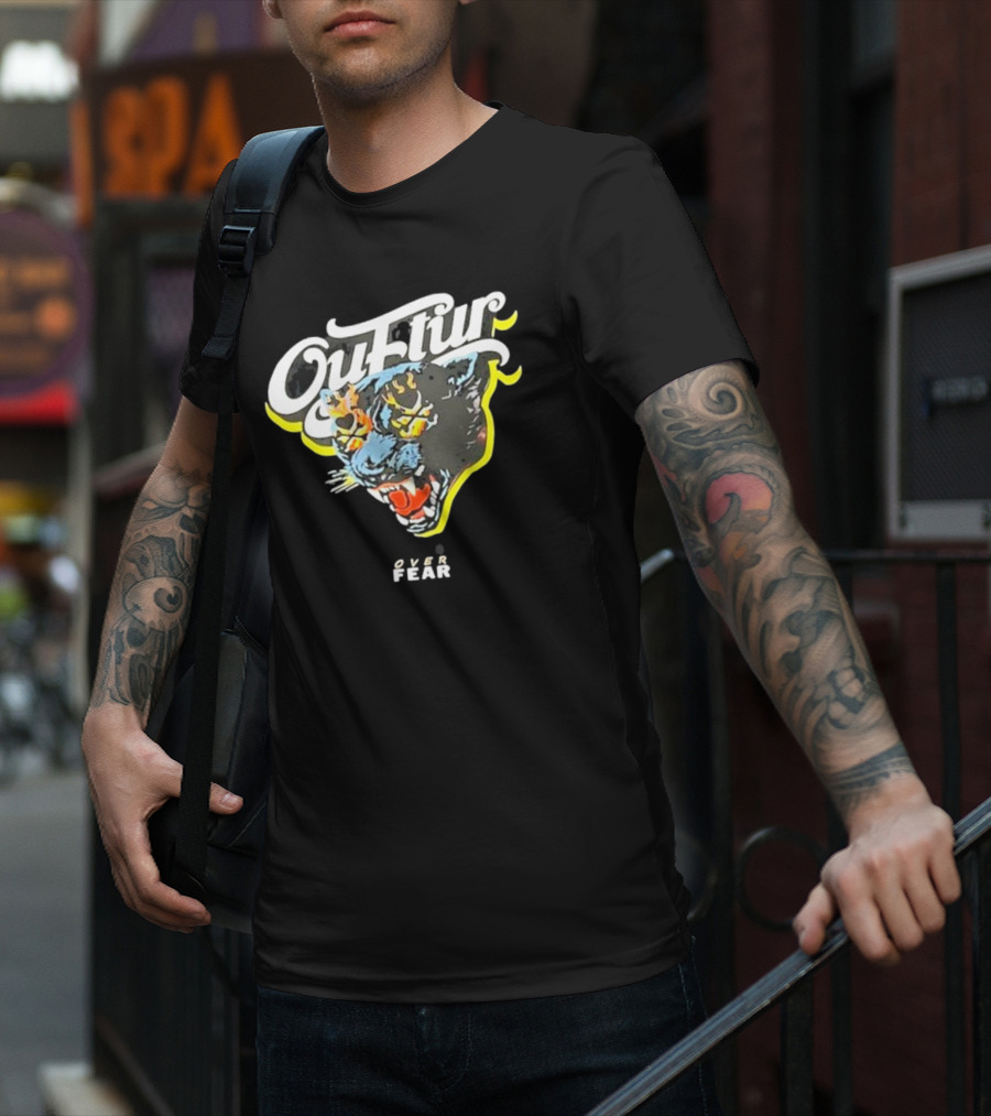 Ouftur Panther Over Fear T-Shirt