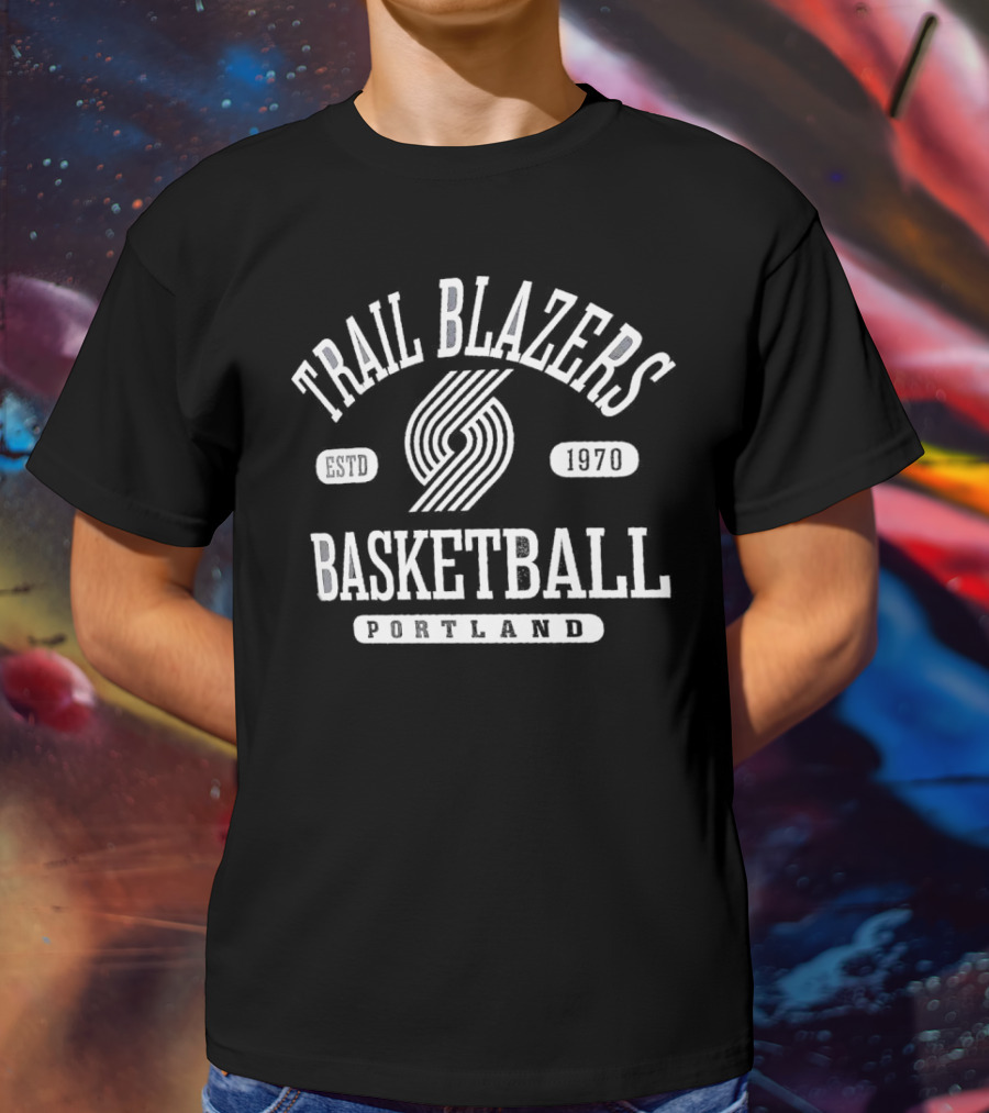 Trail Blazers Basketball ESTD 1970 Portland T-Shirt