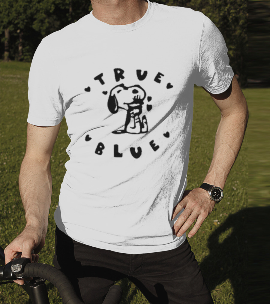 Snoopy True Blue Hearts And Loyalty T-Shirt