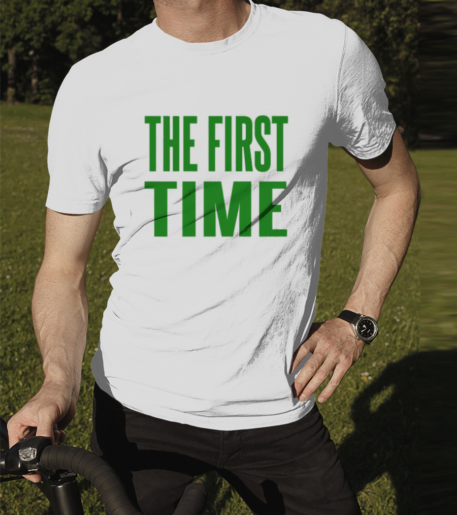 The Kid Laroi The First Time Bold Green Text T-Shirt