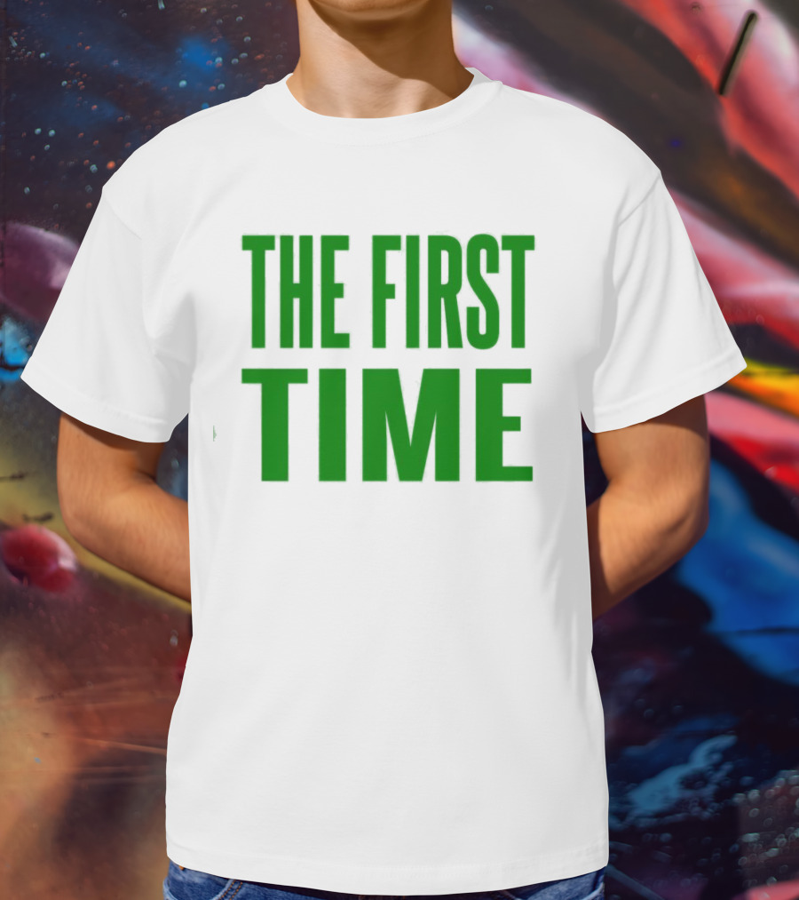 The Kid Laroi The First Time Bold Green Text T-Shirt