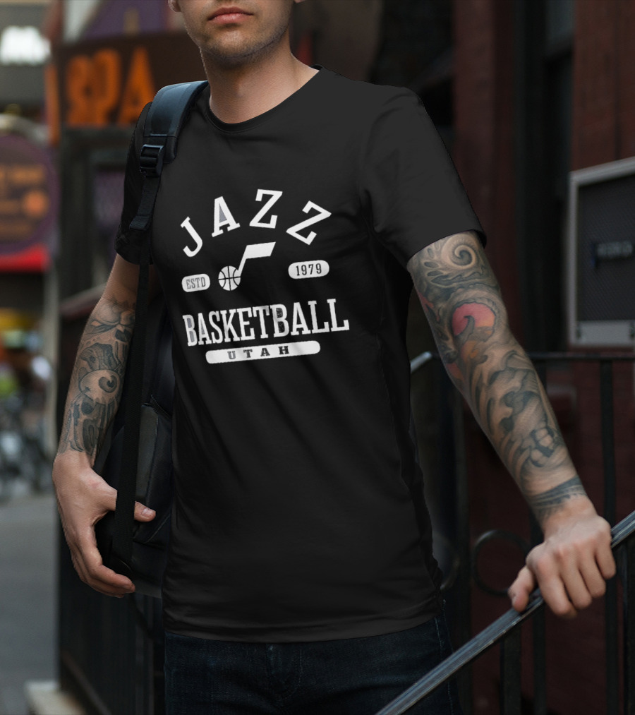 Utah Jazz Basketball Estd 1979 T-Shirt