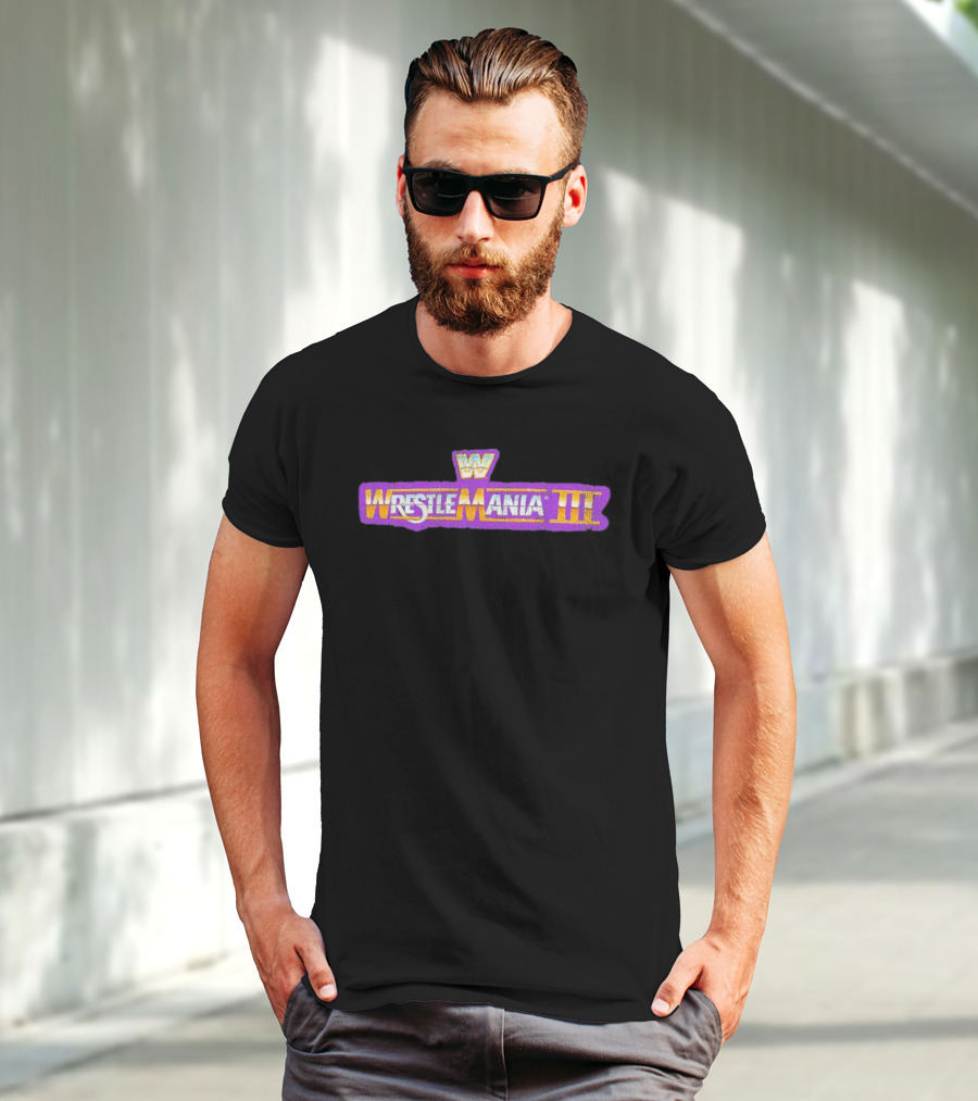 WrestleMania III Ripple Junction Retro T-Shirt