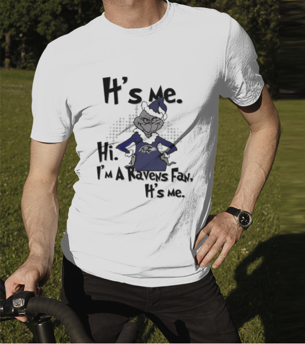 It's Me Hi I'm A Ravens Fan It's Me T-Shirt