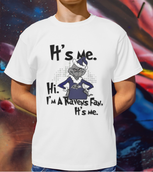It's Me Hi I'm A Ravens Fan It's Me T-Shirt