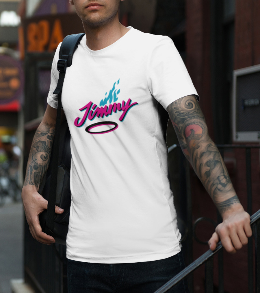 Jimmy Heat Retro Flame T-Shirt