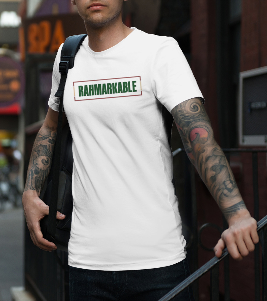 Rahmarkable Block Text T-Shirt
