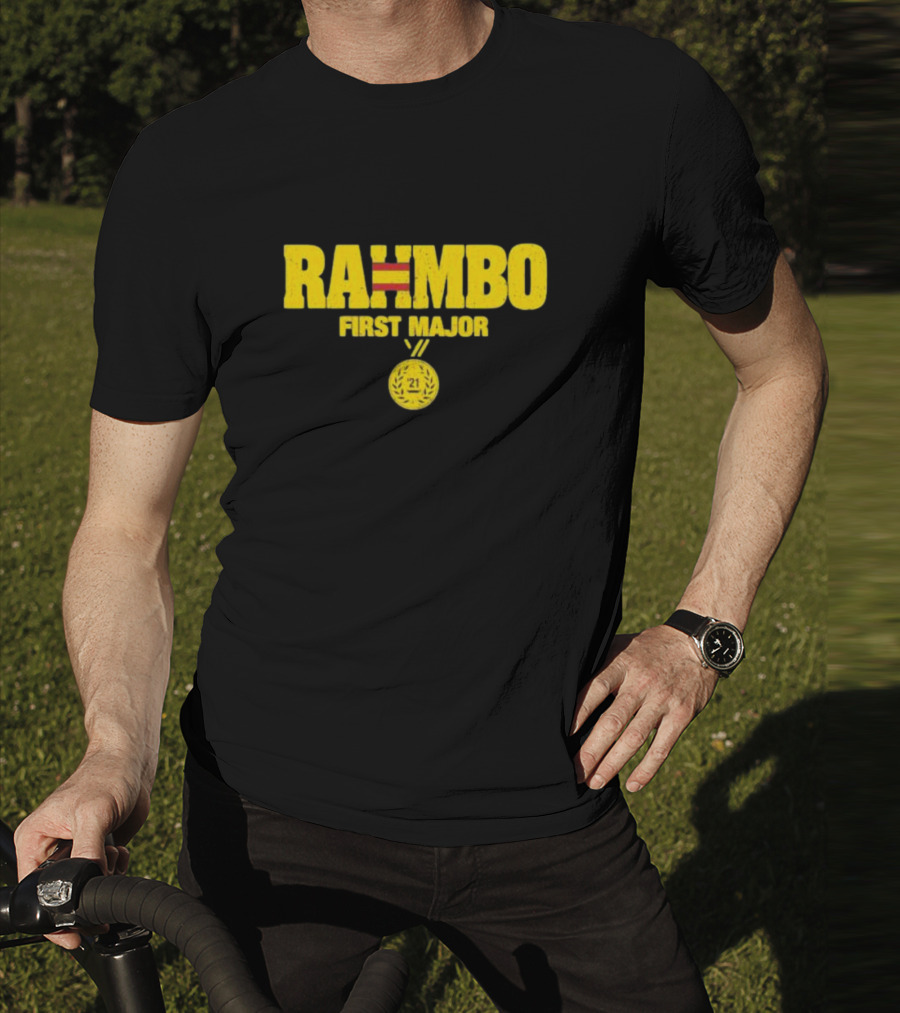 RAHMBO First Major 21 Medal T-Shirt