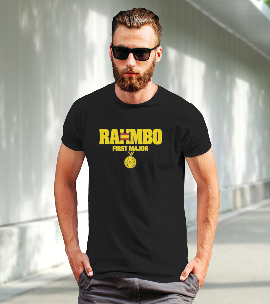 RAHMBO First Major 21 Medal T-Shirt