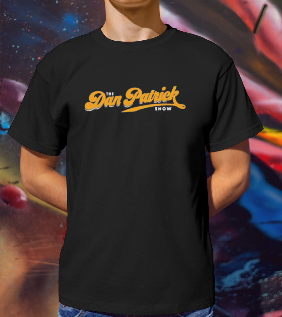The Dan Patrick Show Logo Yellow Script T-Shirt