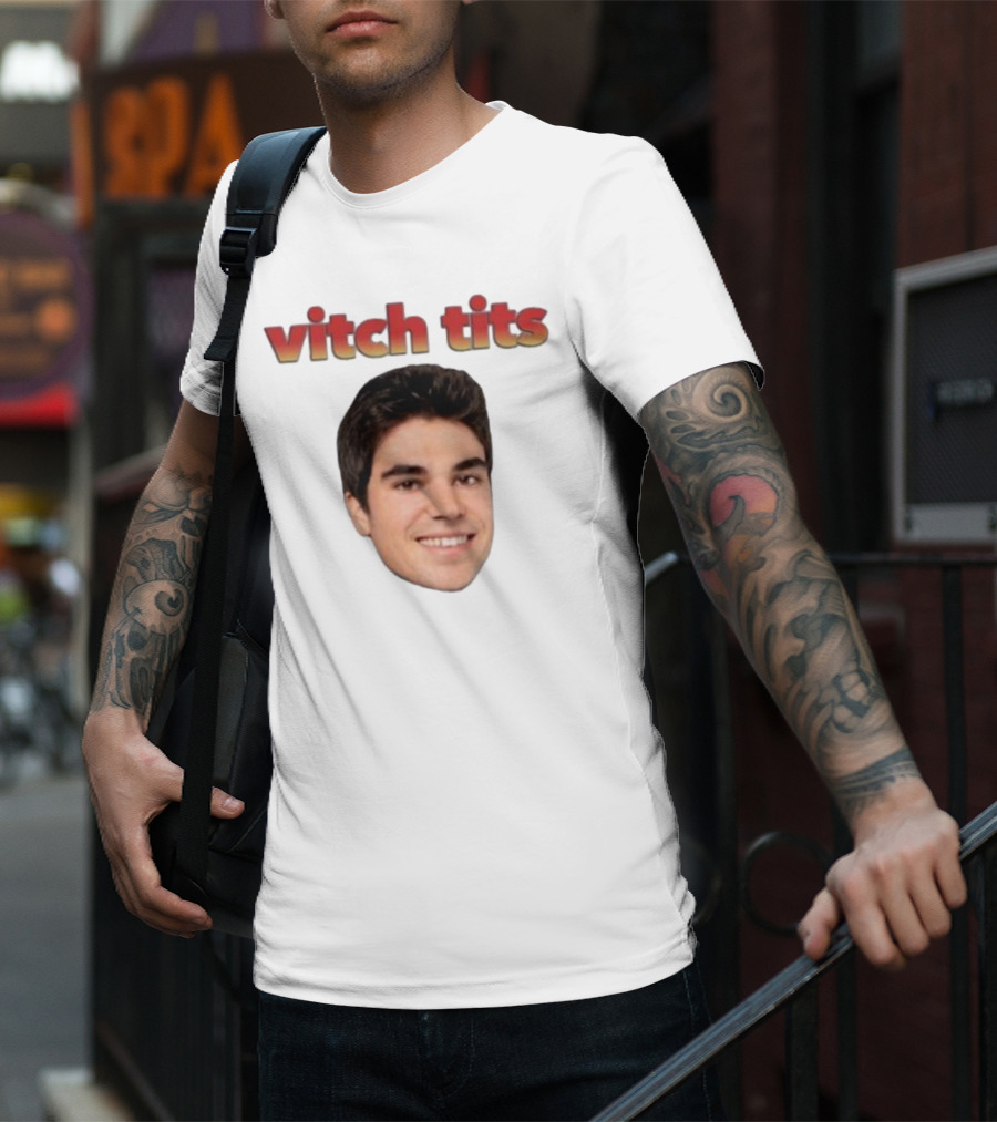 Vitch Tits Rocket Powered Mohawk F1 T-Shirt