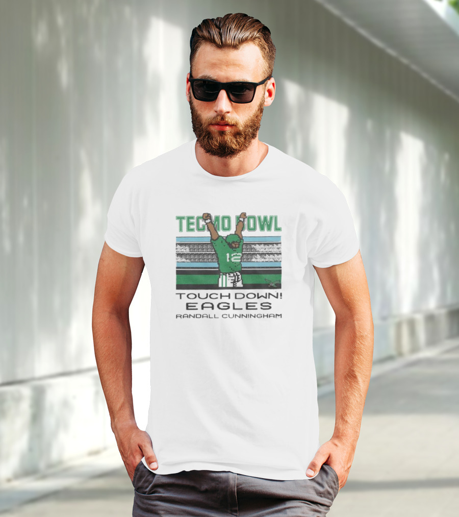 Tecmo Bowl Touchdown Eagles Randall Cunningham T-Shirt
