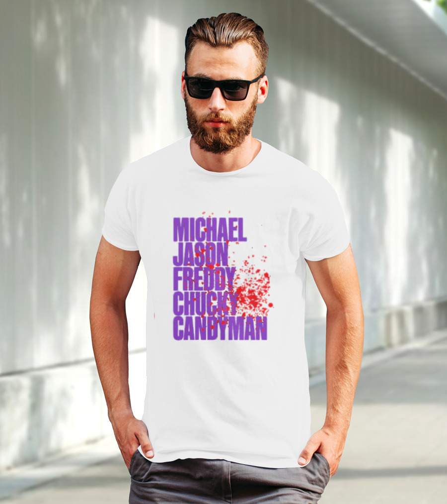 Michael Jason Freddy Chucky Candyman Horror Legends T-Shirt