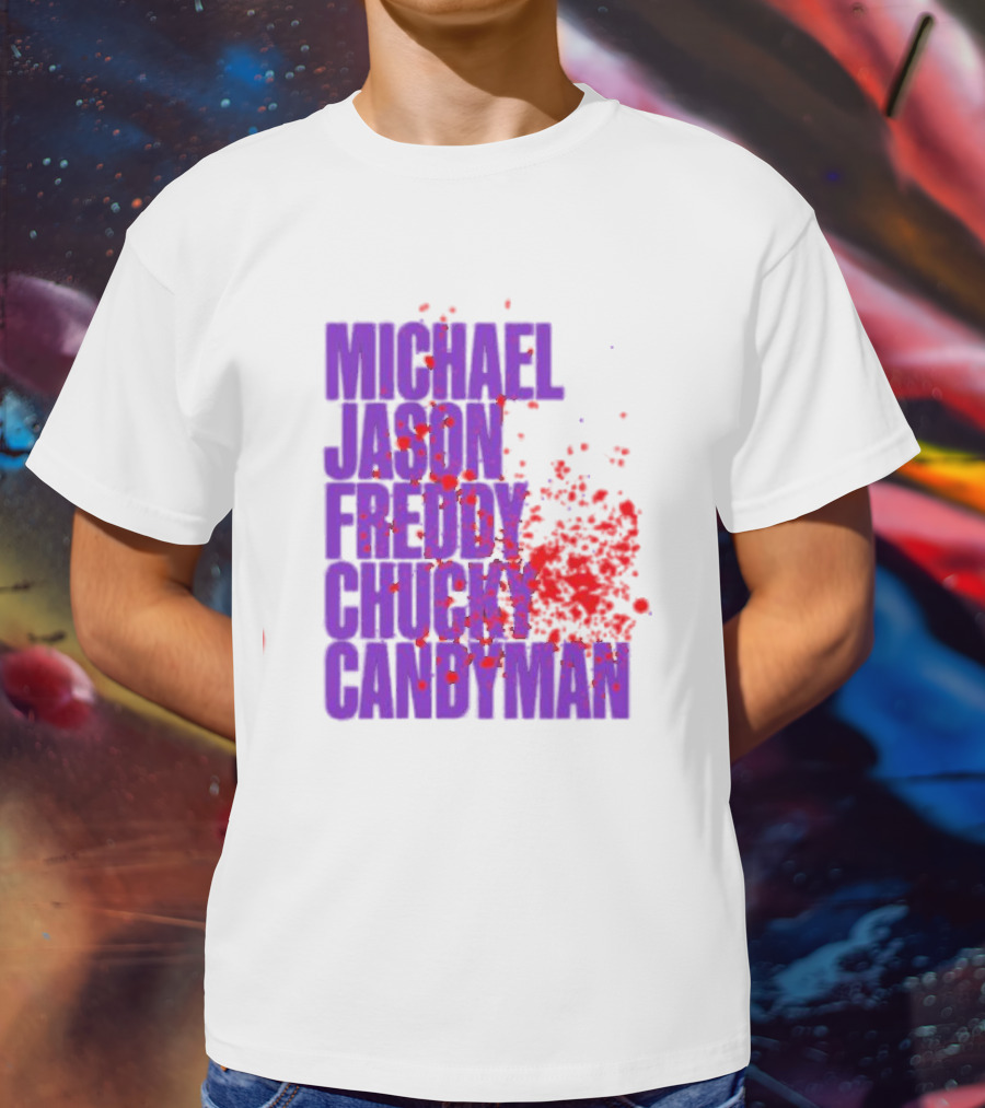 Michael Jason Freddy Chucky Candyman Horror Legends T-Shirt