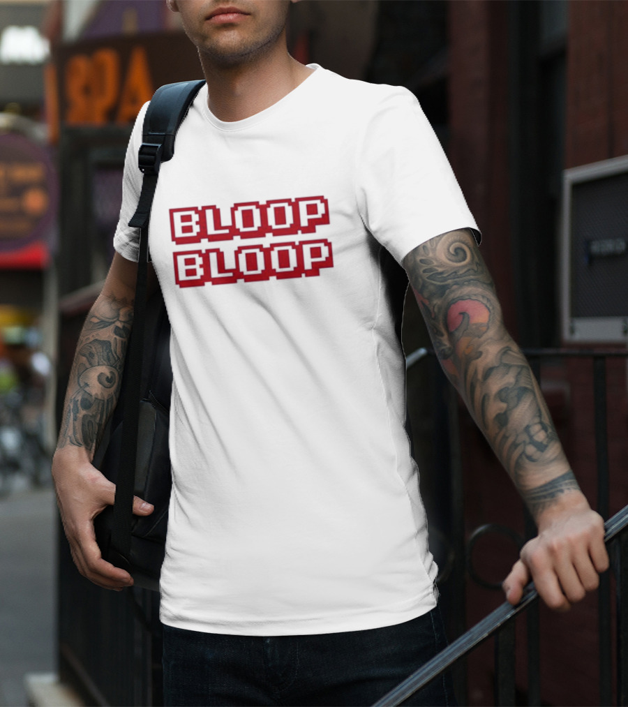 Bloop Bloop Pixelated T-Shirt