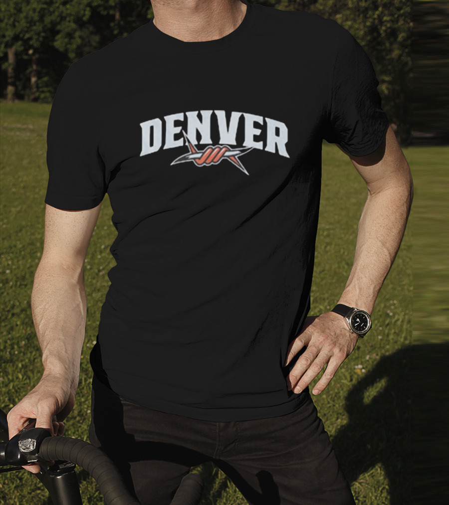 Champion Denver Outlaws Barbed Wire T-Shirt