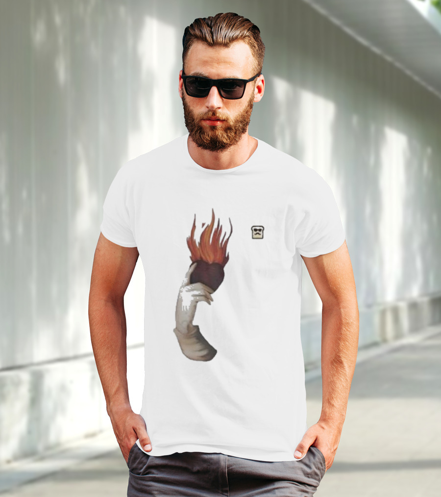 Disguised Toast Iconic Flame Heart Hand T-Shirt