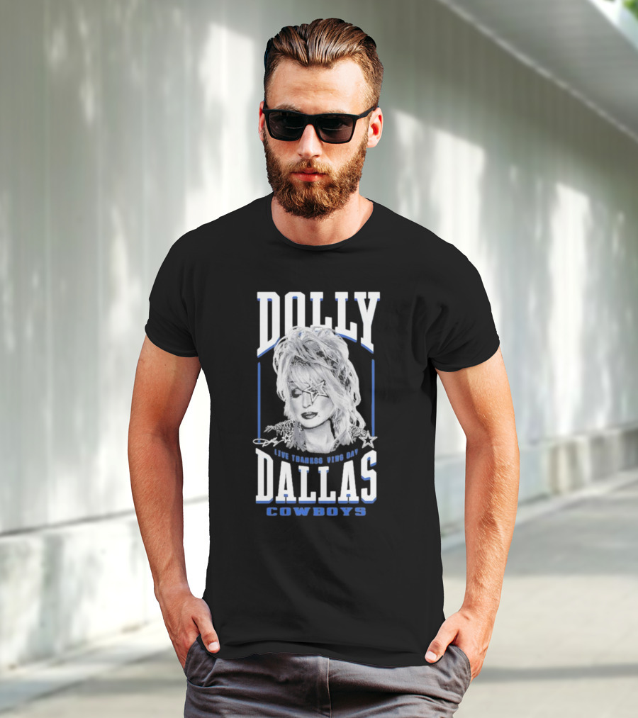 Dolly Parton Live Thanksgiving Day Dallas Cowboys T-Shirt