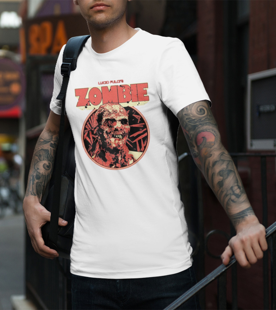 Lucio Fulci's Zombie Retro Horror Movie T-Shirt