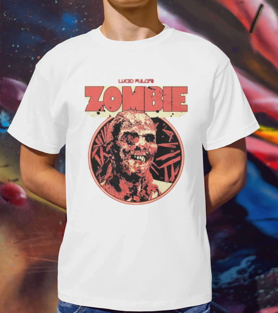 Lucio Fulci's Zombie Retro Horror Movie T-Shirt