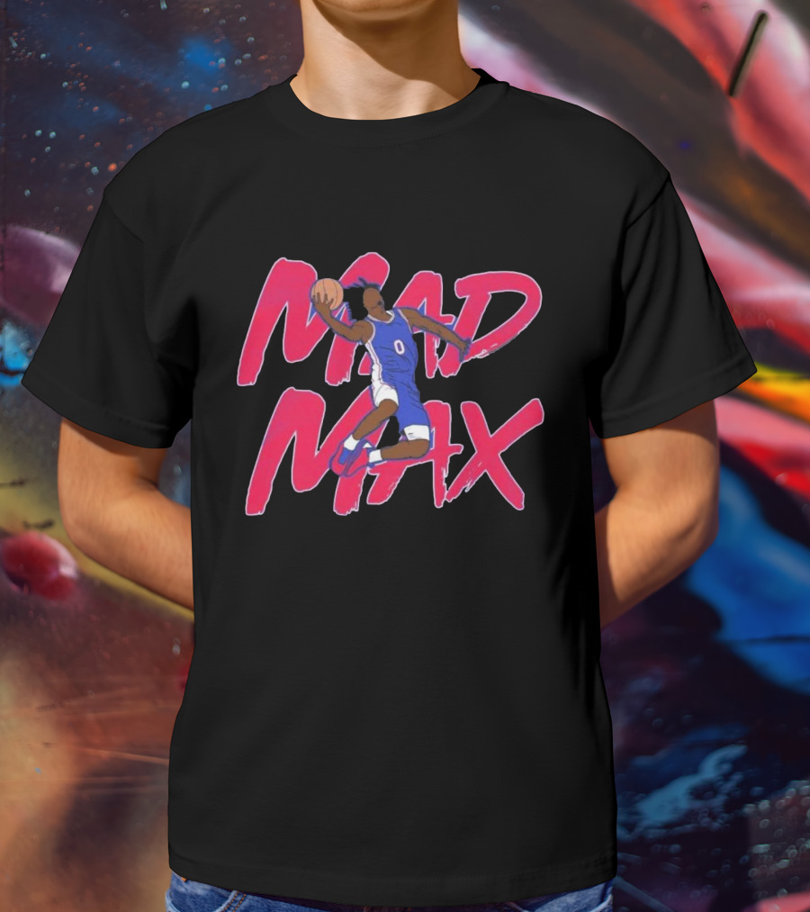Mad Max Basketball Player Dunking With Ball In Hand T-Shirt