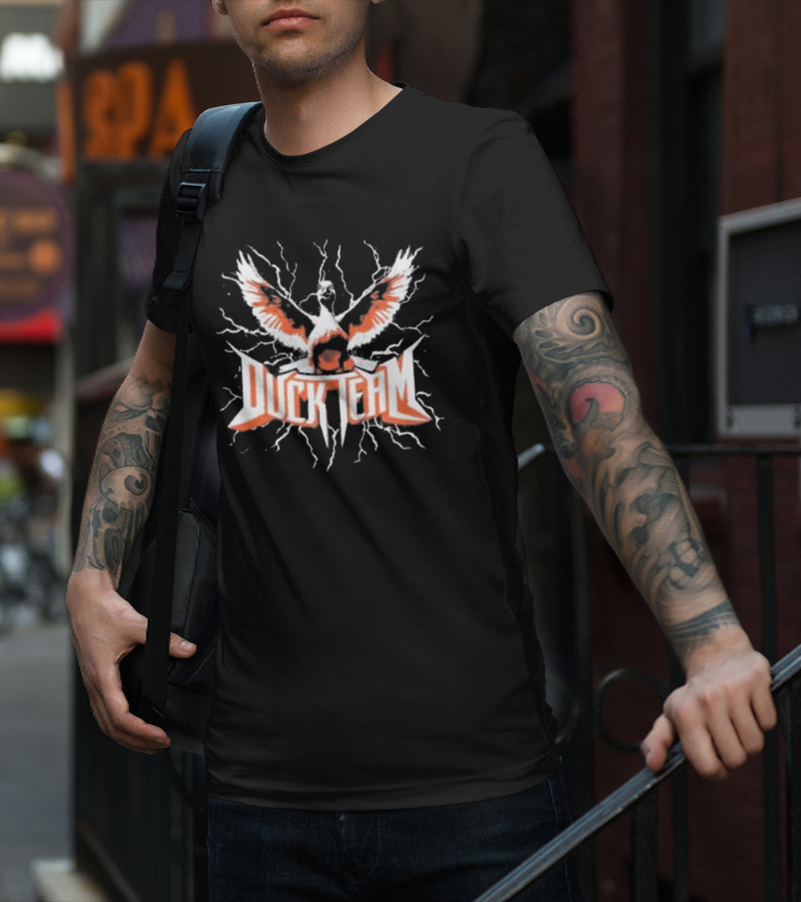 Naddpod Duck Team Metal Winged T-Shirt