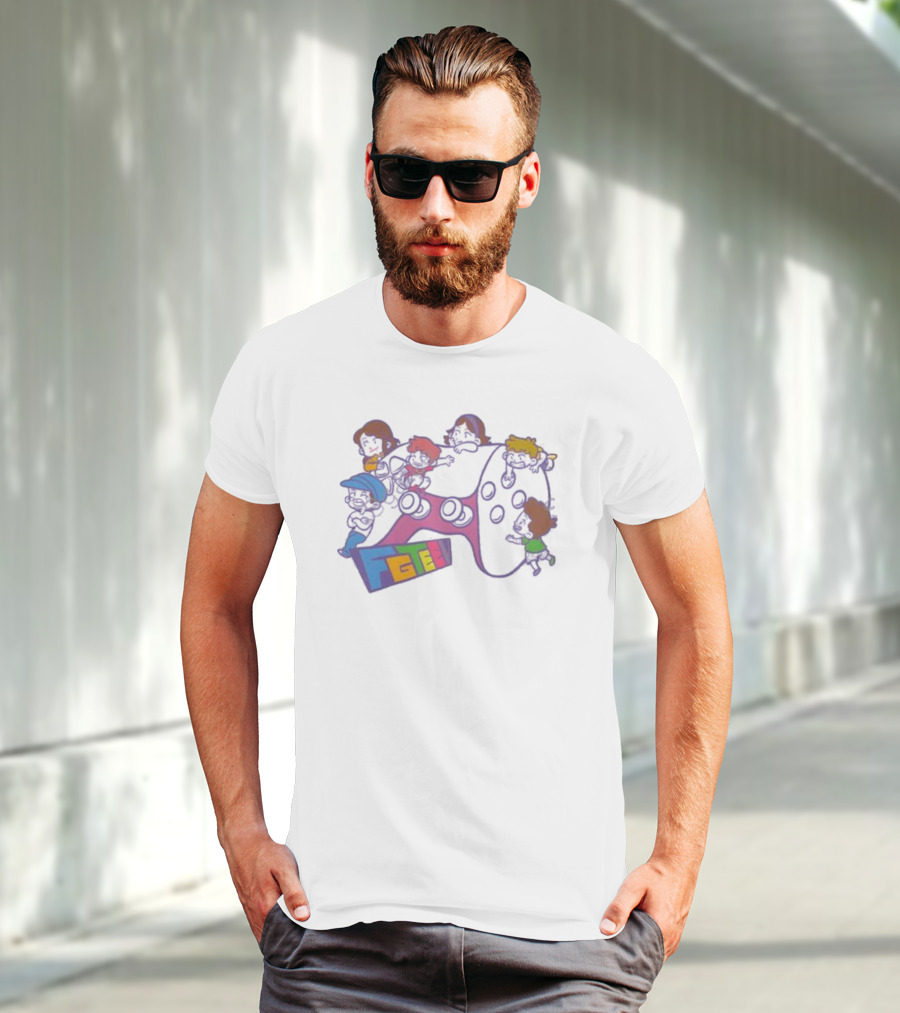 FGTeeV Outta Control Gamer Characters On Game Controller T-Shirt
