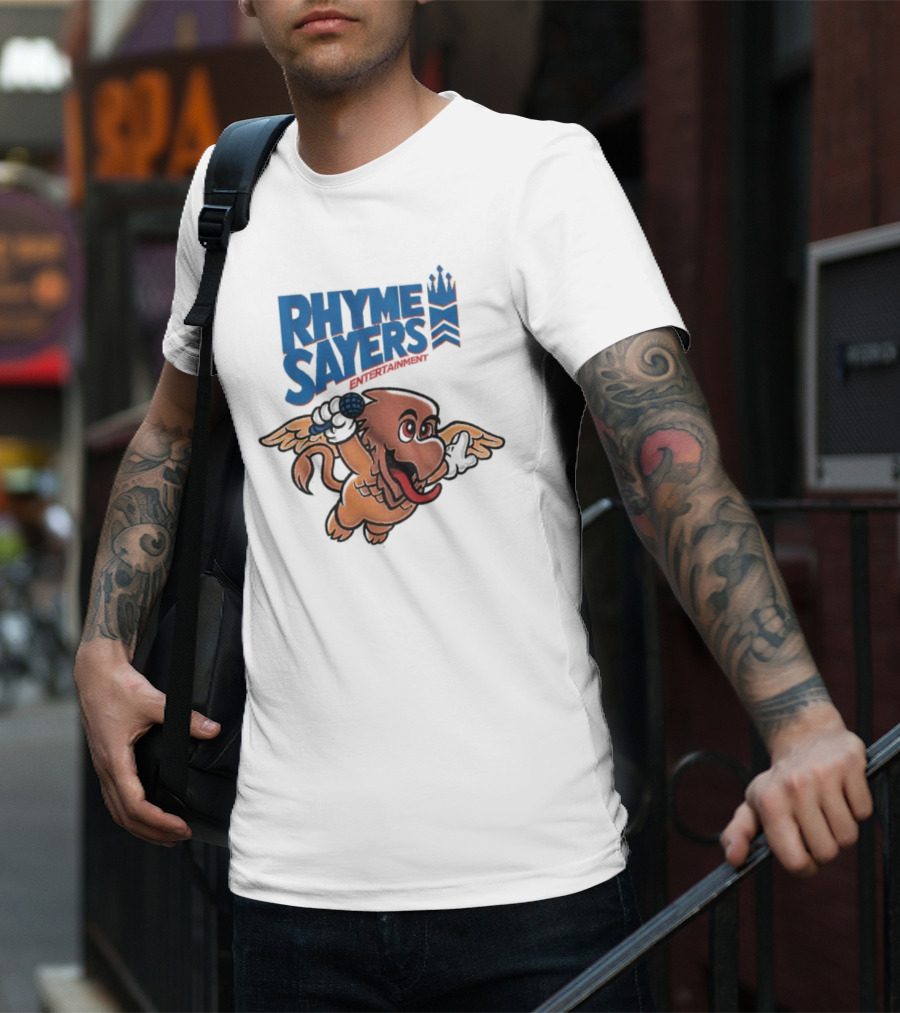 Rhymesayers Entertainment Monkey With Wings And Microphone T-Shirt