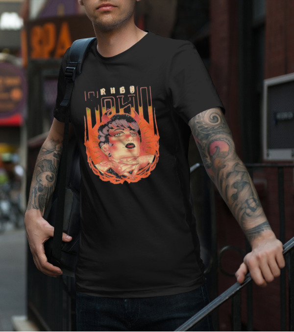 Ruby Soho Skin Deep Retro Demon Tattoo T-Shirt