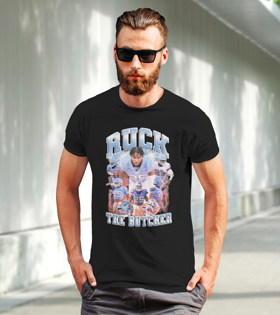 RUCK The Butcher 25 Football Montage T-Shirt