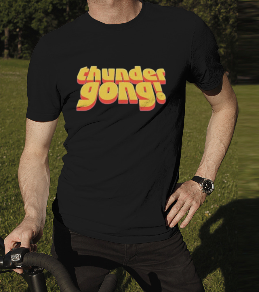 Thunder Gong 3D Retro T-Shirt