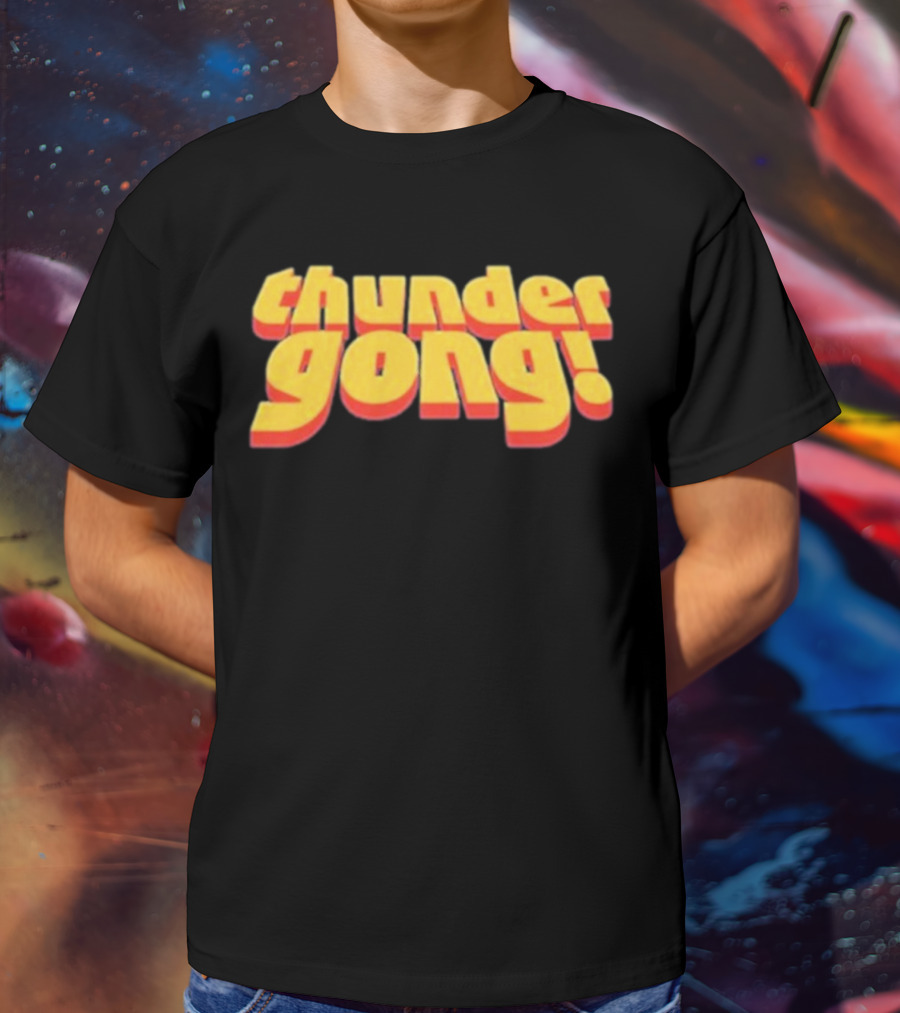 Thunder Gong 3D Retro T-Shirt