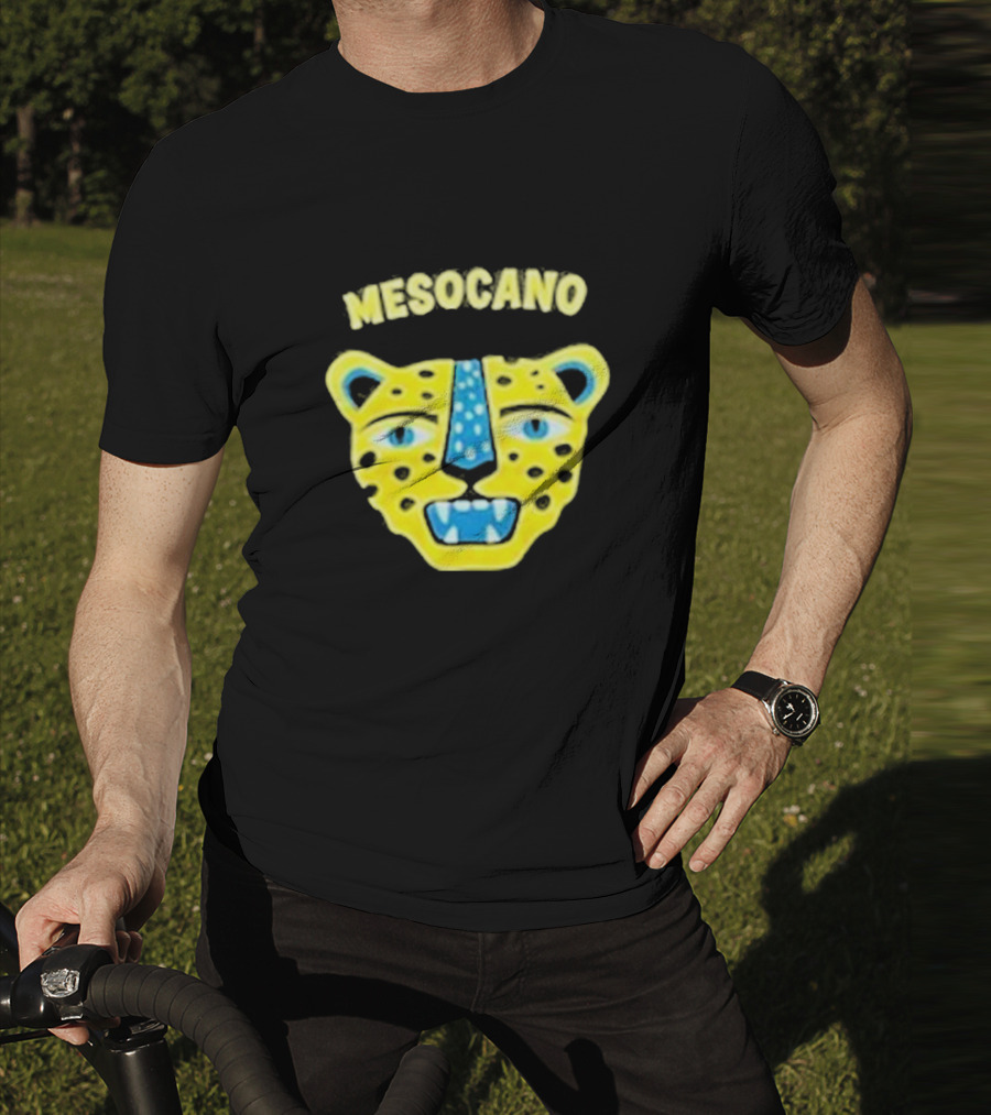 Mesocano Vibrant Jaguar Face T-Shirt