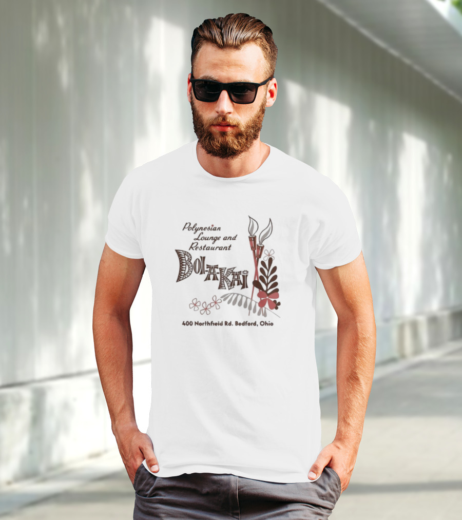 Polynesian Lounge And Restaurant Bolakai 400 Northfield Rd Bedford Ohio Exotic Floral T-Shirt