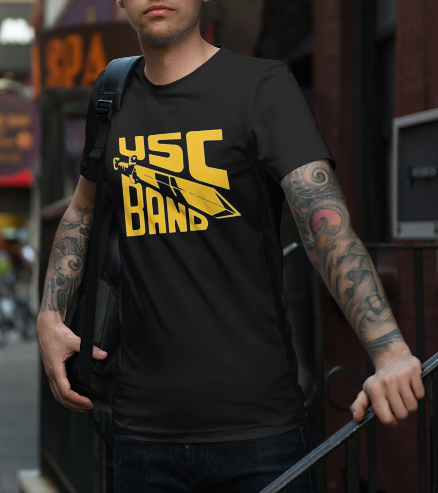 Olivia Rodrigo USC Trojans Band Sword Marching Russell T-Shirt