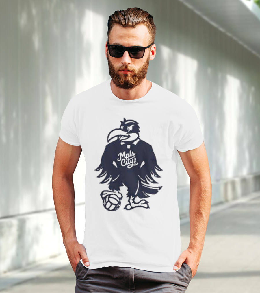 Schmitty The Crow MKE City Basketball Raven T-Shirt