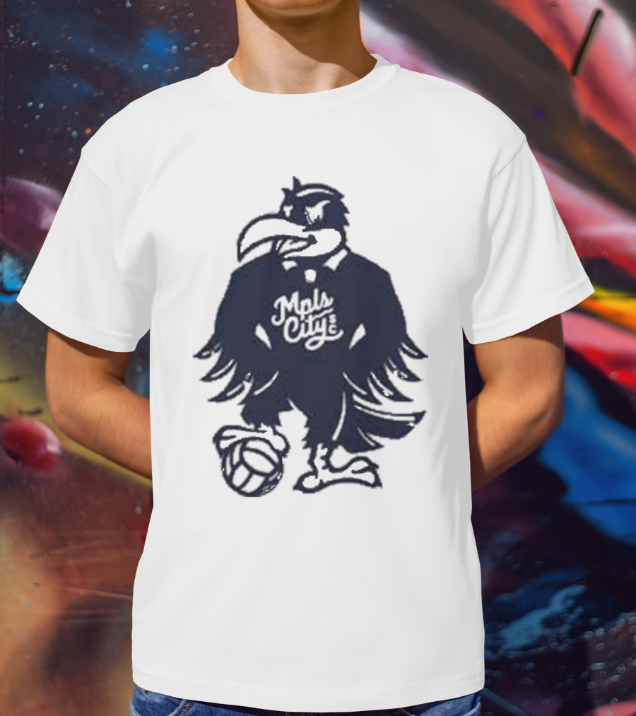 Schmitty The Crow MKE City Basketball Raven T-Shirt