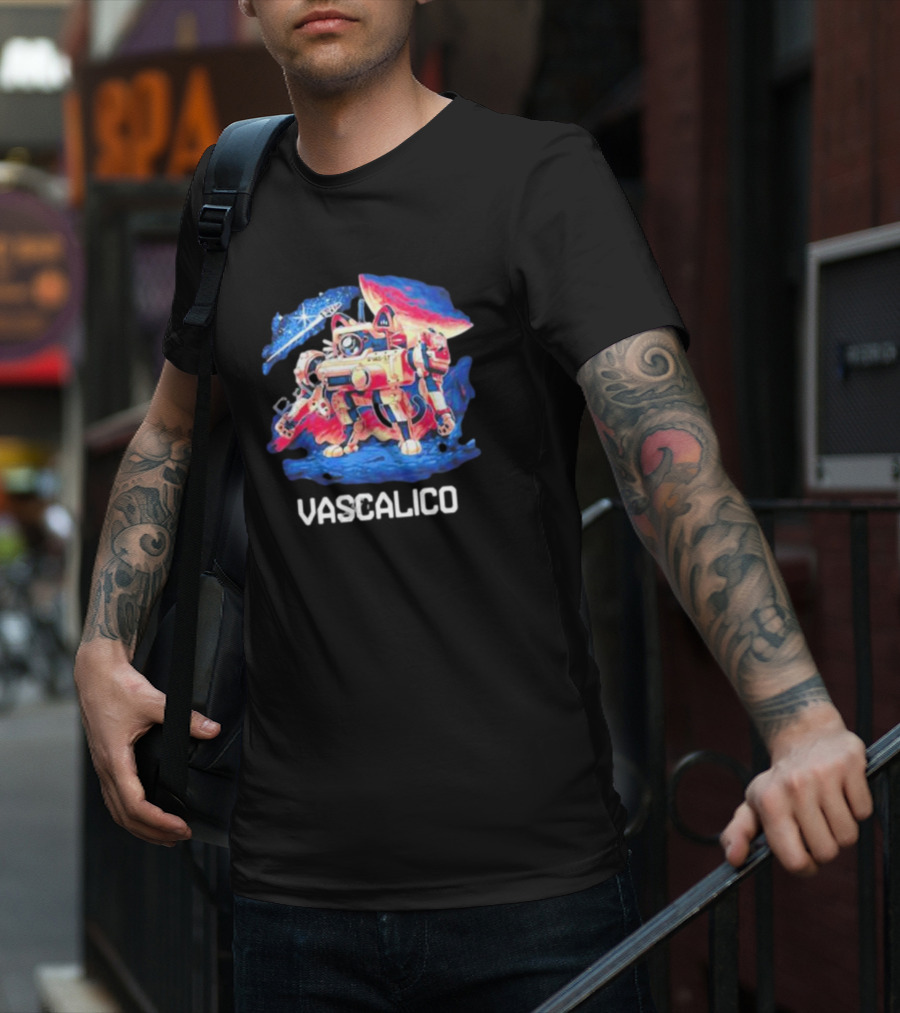 Starfield Vascalico Space Cat Robot Adventure T-Shirt