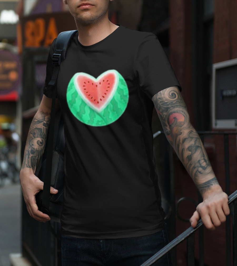 The Yetee Watermelon Heart T-Shirt