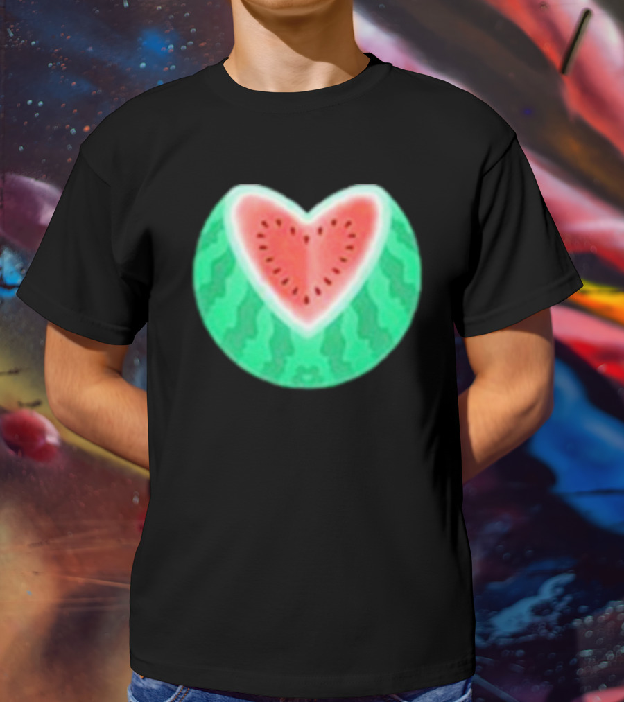 The Yetee Watermelon Heart T-Shirt